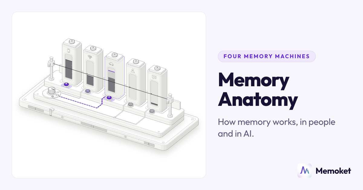 Memory Anatomy: How Memory Works, in People and in AI