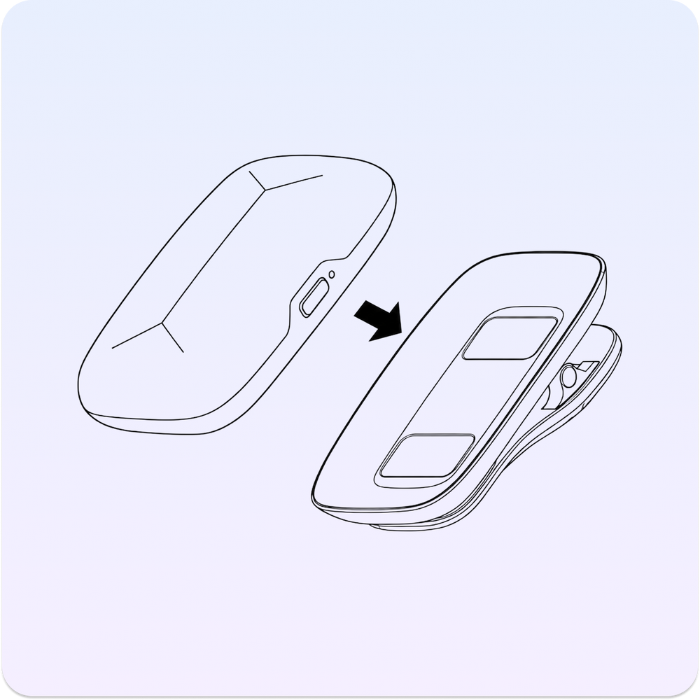 Ansteckclip