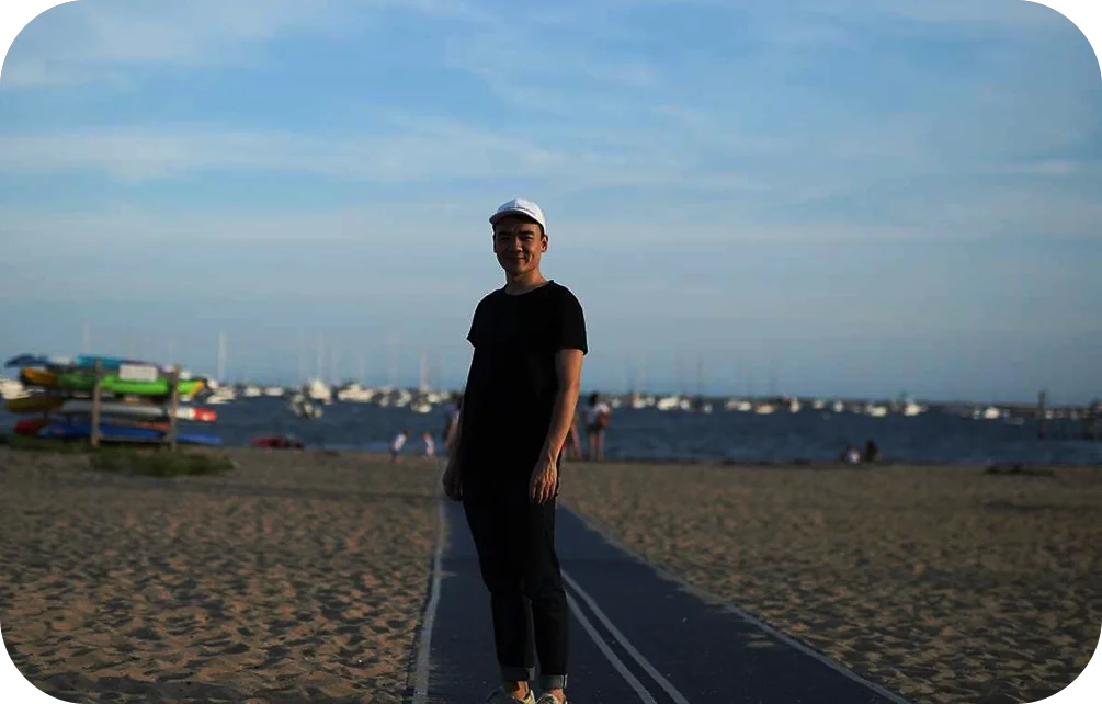 Huilong am Strand