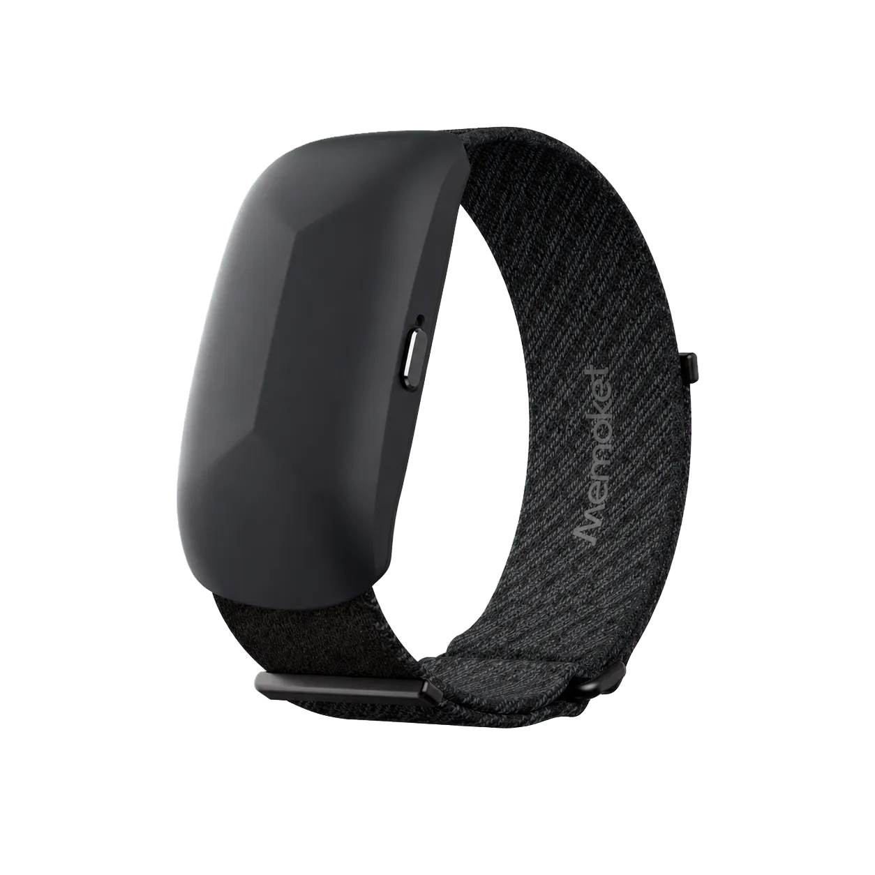 Schwarzes Memoket Gem Stoffarmband